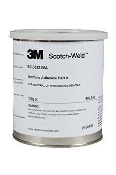 3M Scotch-Weld Polyurethan-Klebstoff EC-3532 A, 5 Gallonen, Braun
