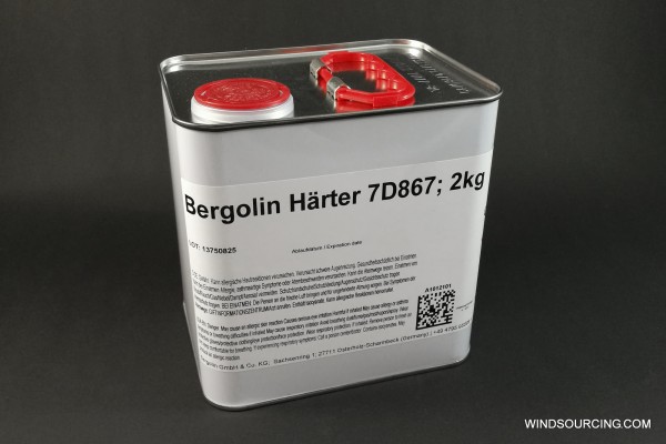 Bergolin Hardener 7D867, transparent, 2 kg