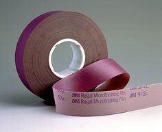 3M Microfinishing Film Rolle 972L, 19,0 mm x 100 m, 30 Micron, ASO, 25,4 mm, Kunststoffkern