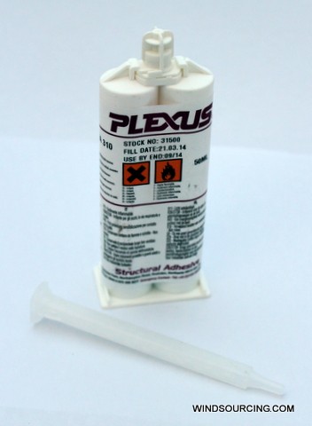Plexus MA 310 adhesive &amp; activator, 50 ml catridge incl. mixing nozzle