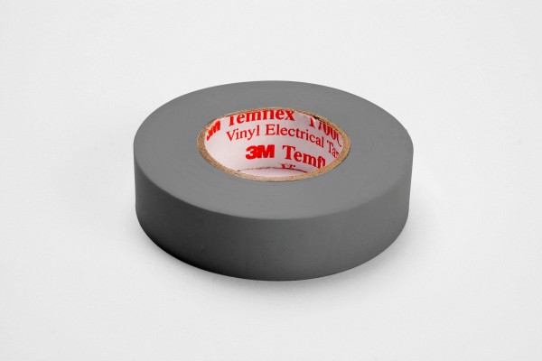 3M™ Temflex™ 1500 Vinyl Electrical Tape Grey 15mm x 10m
