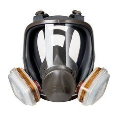 3M Reusable Full Face Mask Respirator Kit, A2P3 R Filters, Medium Mask, 50648