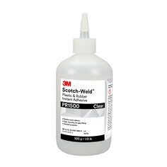 3M Scotch-Weld Plastic &amp; Rubber Instant Adhesive PR1500, Clear, 50 g