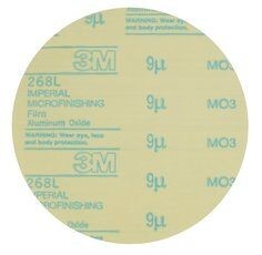 3M Stikit Finesse-it Microfinishing Film Abrasive Disc 268L Yellow 127mm (No Hole) 15 Micron