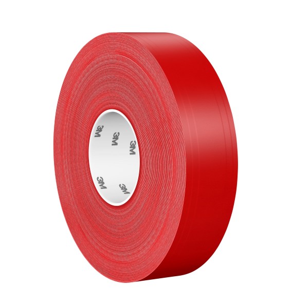 3M™ extra starkes Bodenmarkierungsband 971, rot, 50.8mm x 32.9m, 0.81mm