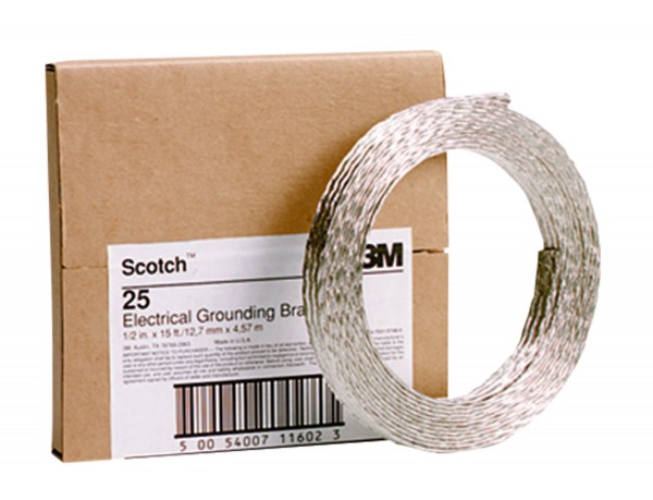 Scotch® Grounding Braid 25 (12mm x 3m)