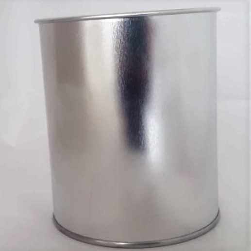 Tin Bucket, silver, 800 ml