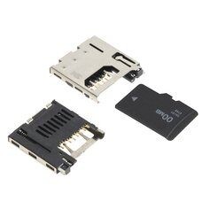 3M 2908-05, Card Verbinder microSD, Push-Push, 8-pol, 2900 Serie, 0,38 µm Au