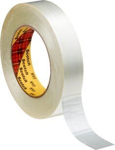 Scotch Performance Filament Tape 895, Clear, 19 mm x 50 m, 0.15 mm