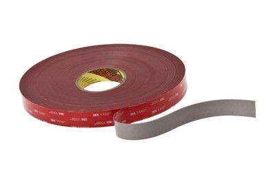 3M VHB double-sided high-performance adhesive tape 4991F, grey, 9 mm x 16.5 m, 2.3 mm