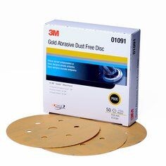 3M Hookit Clean Sanding Abrasive Disc Pad, 6 in, PN05865