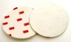 3M Finesse-It Buffing Pad Red and White 75mm Hard