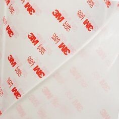 3M Low VOC Double Coated Tissue Tape 99015LVC, White, 0.15 mm, A4 Sample Sheets