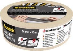 Scotch Premium Classic Masking Tape, 36mm x 50m