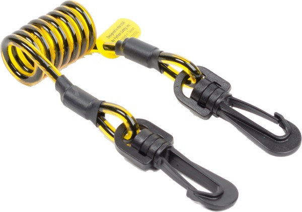 3M DBI-SALA Coil Tethers, Relaxed; 4.4 cm (1.75”), Stretched; 70 cm (24”), PU= 10 pieces, 1500059