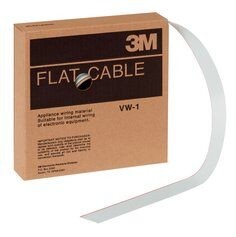 3M Round Conductor Flat Cable, 3801 Series, 3801/26, 100 ft