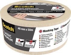 Scotch Premium Classic Masking Tape, 48mm x 50m