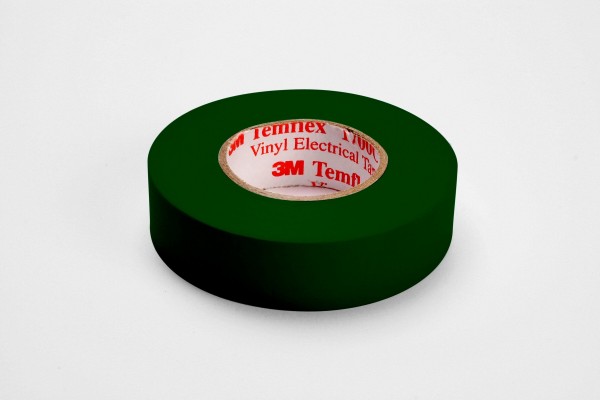 3M™ Temflex™ 1500 Vinyl Elektro-Isolierband, Grün, 15 mm x 10 m, 0,15 mm