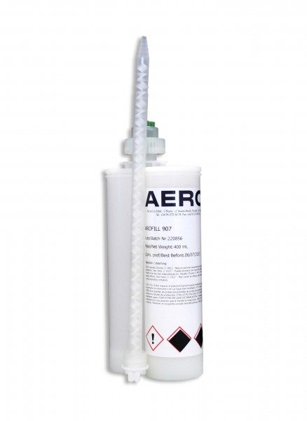 AROFILL 907, Poliurethane based filler, 400 ml cartridge incl. mixing nozzle.