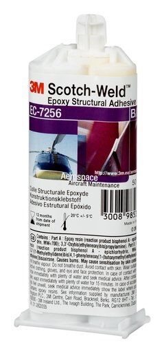 3M Scotch-Weld Structural Epoxy Adhesive EC- 7256 B/A, Off White, 400 ml, Cartridge, 6 per case