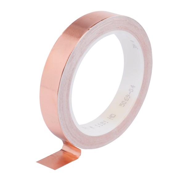 3M™ Copper EMI Shielding Tape 1181, 15mm x 16,5m