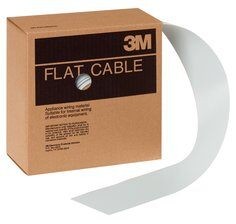 3M Round Conductor Flat Cable, 3849 Series, 3849/96SF, 100 ft.