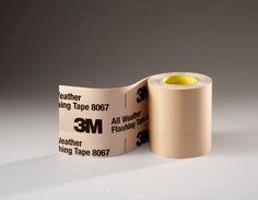 3M Flexible Air Sealing Tape 8067E - FAST F, Tan, 200 mm x 25 m, 0.25 mm, 50-50 Split Liner
