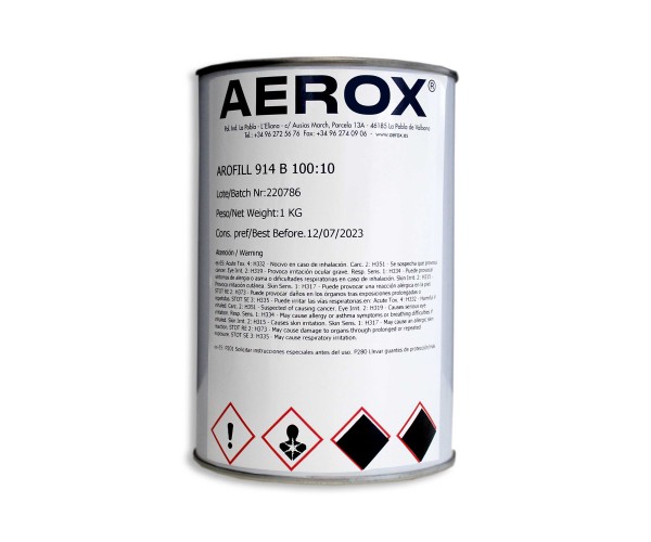 AROFILL 914 B 100:10, Poliurethane based balancing putty (hardener), 1KG can.