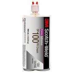 3M Scotch-Weld Epoxy Adhesive 100FR, Cream, 400 ml