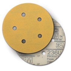 3M Hookit Clean Sanding Disc 236U, 152 mm, P400, C-Weight, PN55514