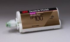 3M Scotch-Weld Epoxy Adhesive DP100 Plus, Clear, 400 ml