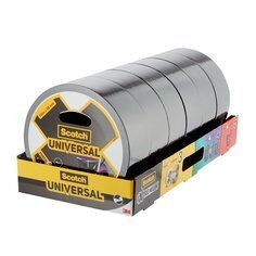 Scotch Universal Duct Tape Black 2904, 50m x 48mm, 6 Units per Case