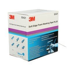 3M Soft Edge Foam Masking Tape PLUS, Blue, 21 mm x 7 m, PN50421
