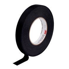 3M Acetate Cloth Tape 11, Black, 19mm x 66m