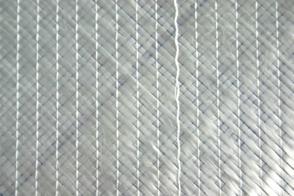 Biaxial glass fabric / fiberglass, +/-45°, 600g/m², 40m x 1,27 m