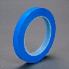 Scotch High Temperature Fine Line Tape 4737, Translucent Blue, 1219 mm x 33 m, 0.137 mm