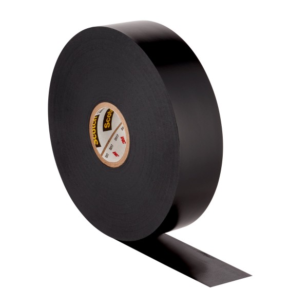 3M™ Scotch® Super 88 Premium Vinyl Electrical Tape, Black, 25 mm x 33 m (1 in x 108 ft)