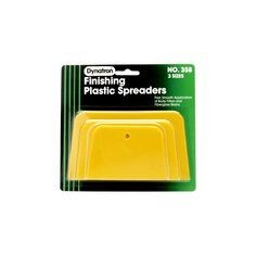 Dynatron Kunststoff-Spachtelkarten, Gelb, E358, 3 Stück / Karton